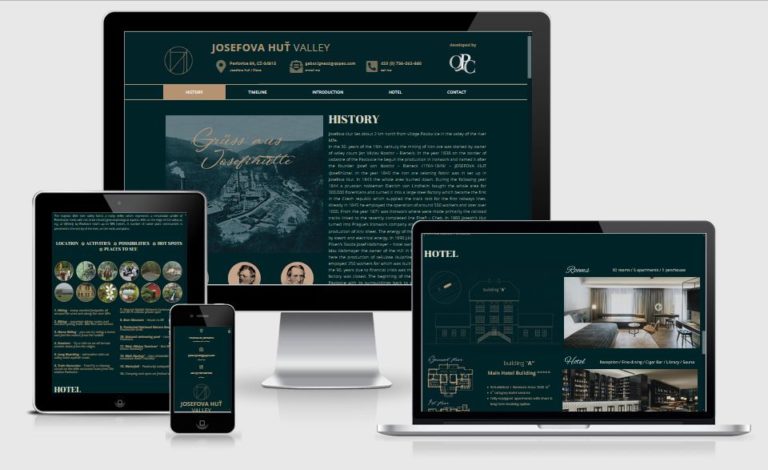 JOSEFOVA HUŤ VALLEY - landing page - Hernyák Gábor e.v.