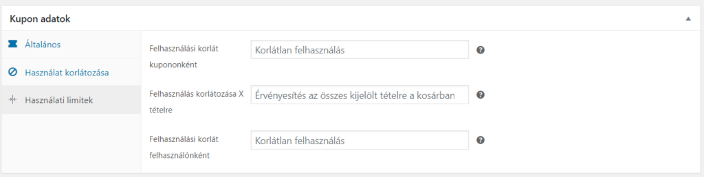 Kuponkód a WooCommerce webáruházban